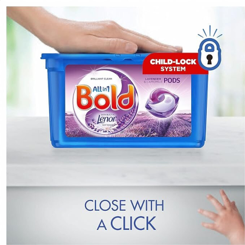 Bold Bold All in 1 PODS Washing Liquid Laundry Detergent Tablets Capsules 108Washes 54 x 2Lavender & Camomile Scent Brilliant Cleaning In Lenor Freshness 2