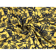 Minerva Stretch Woven Polyester Crepe Fabric Yellow - per metre