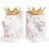 Decorative White King Lion Home Office Adult Kids Bookend Set 6