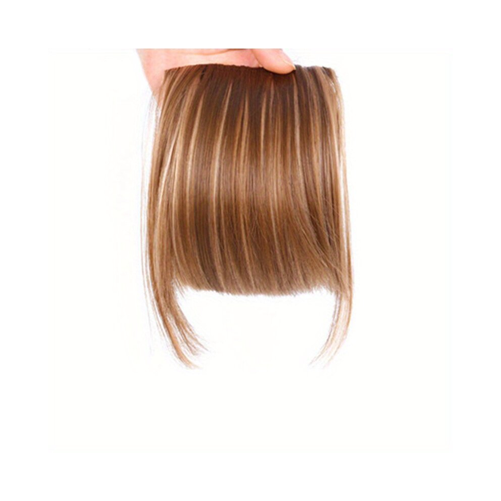 Hair Bangs With Sideburns Synthetic Clip In Hair Extensions Natural Looking For Daily Use