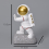 Side Pushing Astronaut Bookends Set, Decorative Home Office Decor 10