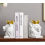 Decorative White King Lion Home Office Adult Kids Bookend Set 1
