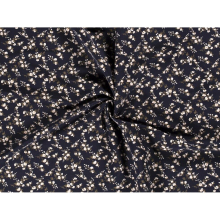 Minerva Stretch Woven Viscose Bengaline Fabric Navy - per metre