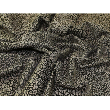 Minerva Stretch Woven Brocade Fabric Gold - per metre