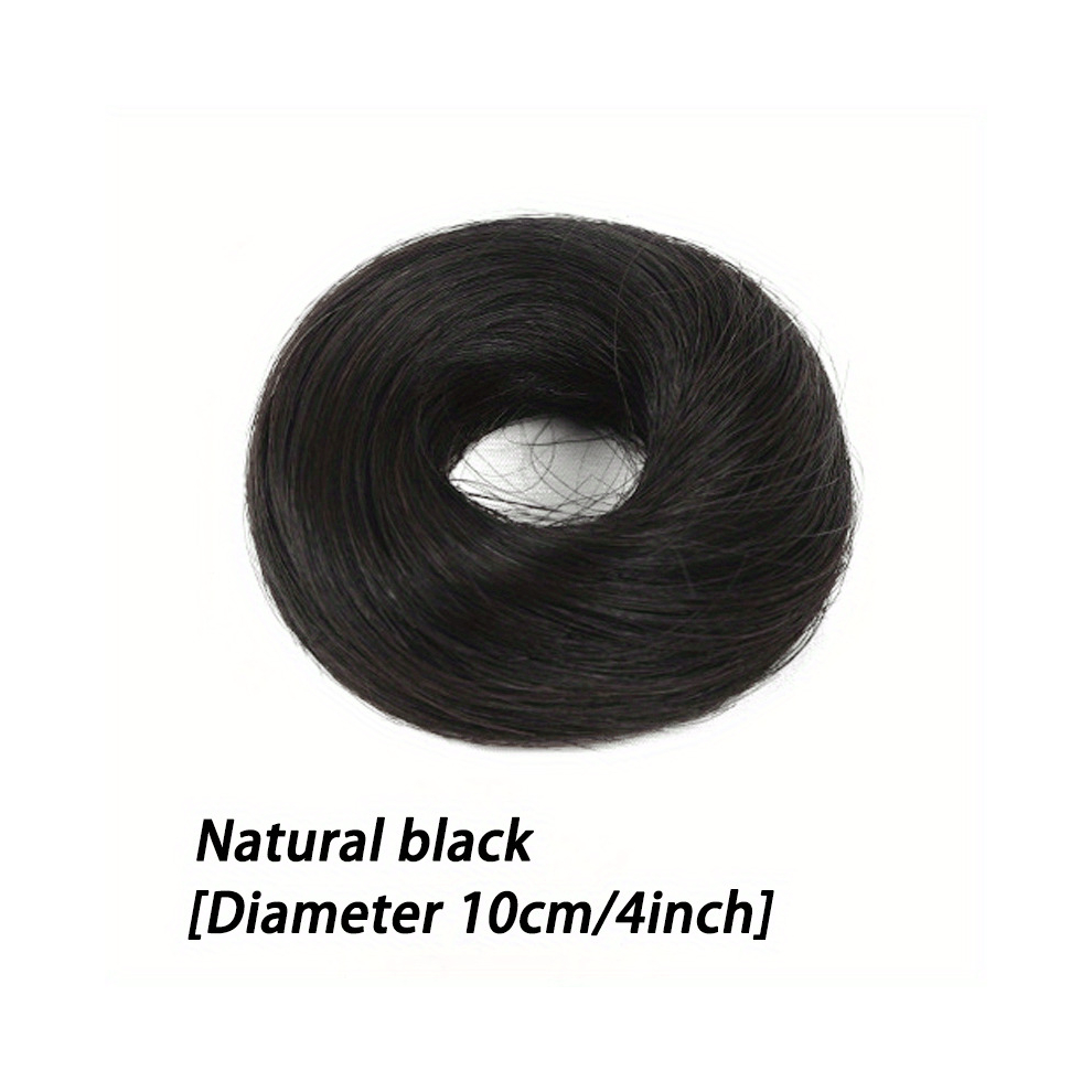 Donut Hair Buns Updo Chignon With Elastic Hair Rope Synthetic Hair Extensions Natural Looking For Daily Use