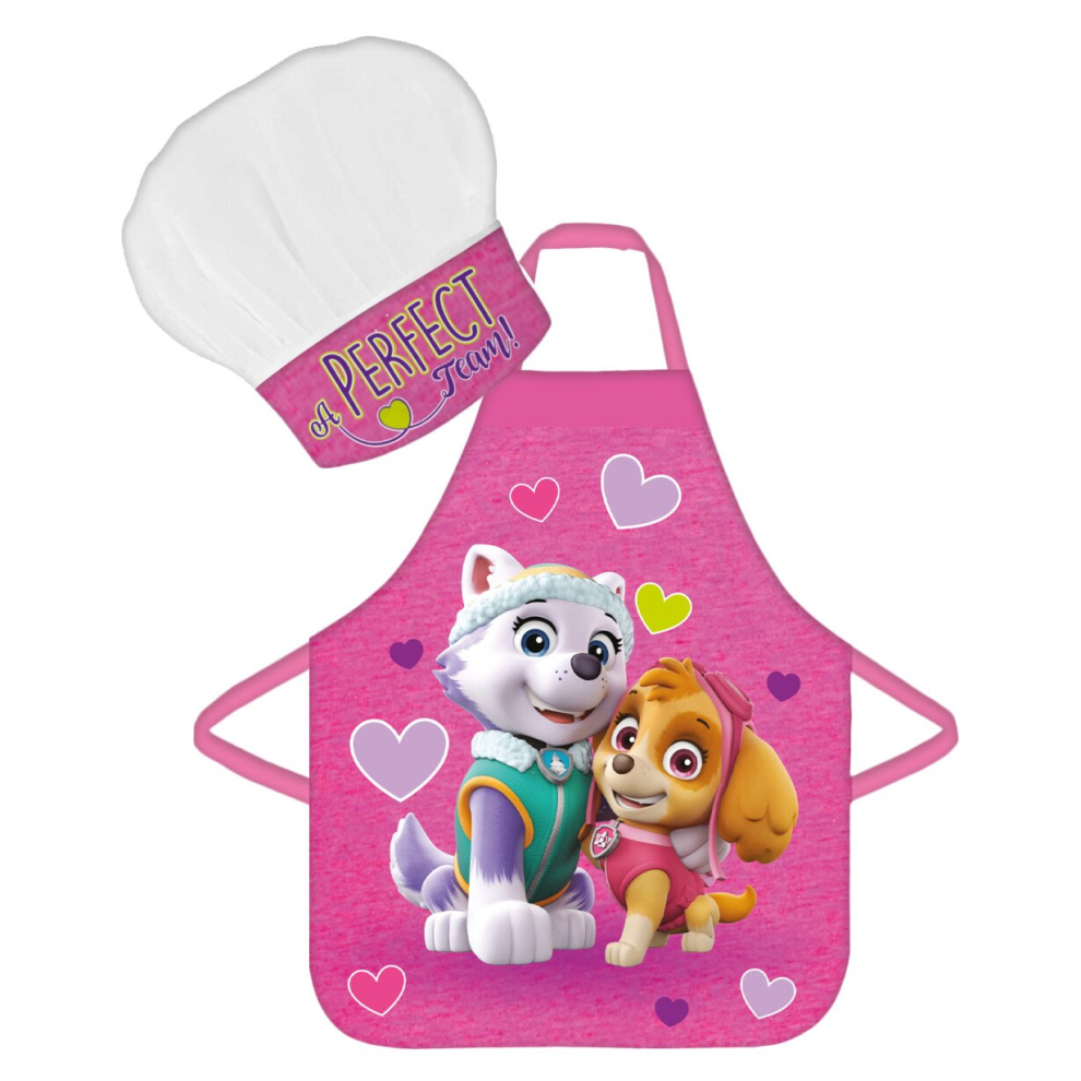 Paw Patrol Pups Skye Apron And Chef Hat Set. Everest Snow Rescue Dog