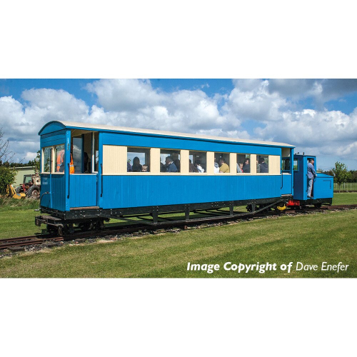 BACHMANN Bogie Coach Lincolnshire Coast Light Railway Blue/Cream