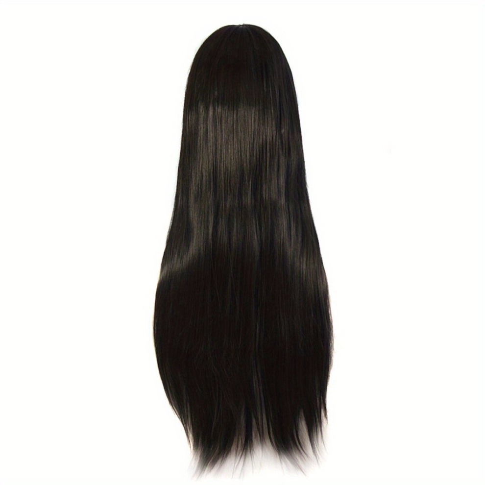 Unisex Multicoloured Costume Wigs Long Straight Synthetic Wig Anime Cosplay Wig For Halloween Cosplay Party