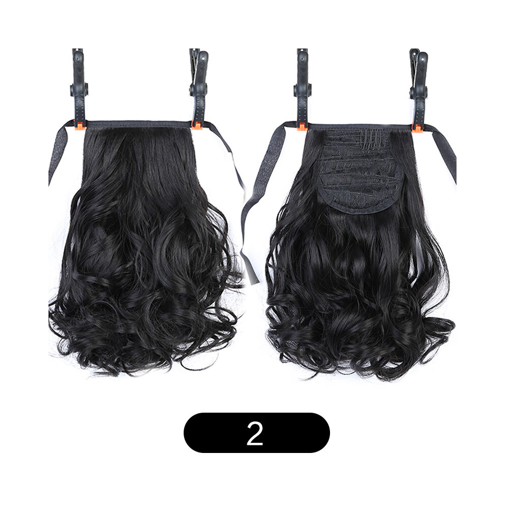Heat Resistant Synthetic Ponytail Hairpiece for Women Short Curly Style with Drawstring