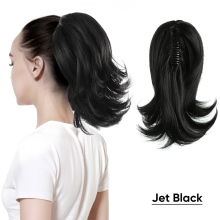 Claw Clip Ponytail Extension 30 48 Cm Short Blonde Curly Synthetic Hair Piece Instant Pony Tails Hairpiece For Women