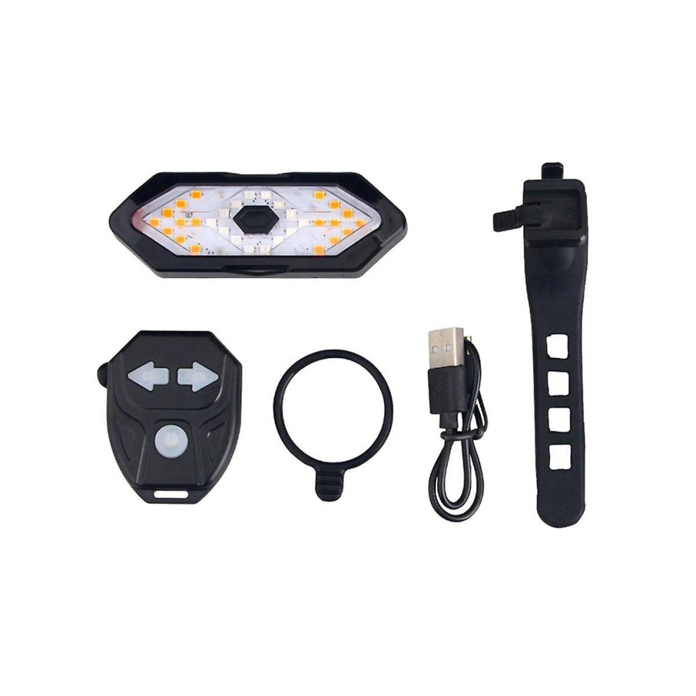 Electric Scooter Turn Signal, Remote Control Bike Led Blinker/Tail ,Adjustable Directional Tur Light 9317312008602