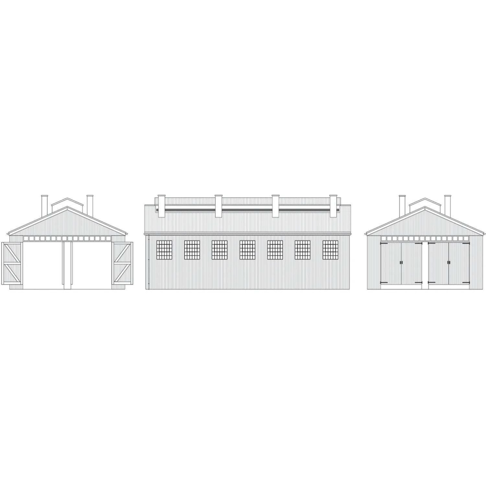 Skaledale GWR Dunster Engine Shed (Pre-Built)