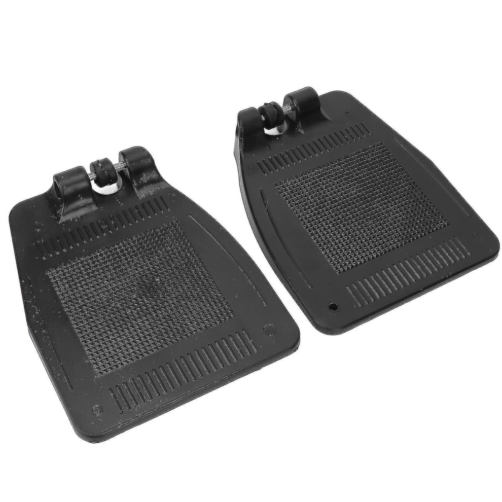 Pair Wheelchair Footplate 19x16cm Footrest Thickened Abs Plastic Nonslip Texture Wheelchair Mobility Scooter Parts