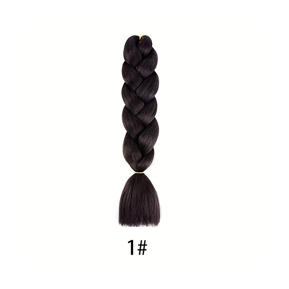 Synthetic Braiding Hair 60 96 Cm Jumbo Braid Ombre Jumbo Hair Extension For Women DIY Hair Braids Purple Pink Yellow Red