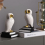Wise White Snow Owl Heavy Duty Book Ends Decorative Unique Cute Bookends For Kids Home Office Decor Book Shelf Holder Modern Fun Resin Animal (NP1) 3