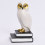 Wise White Snow Owl Heavy Duty Book Ends Decorative Unique Cute Bookends For Kids Home Office Decor Book Shelf Holder Modern Fun Resin Animal (NP1) 6