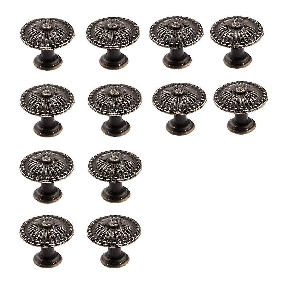 Cabinet Knobs 10 Pieces Dresser Handle Bronze Vintage Drawer Knob Furniture Knob Cabinet Door Knobs With Screws 9317312012777