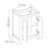 Bathroom Cabinets Set Vanity Unit Basin Tall Shelving Oak Effect Classic 7