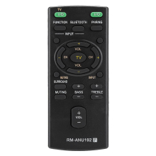 Replacement Rm-anu192 Remote Control For Sony Sound Bar Sact60bt Htct60bt Sswct60