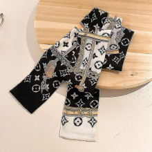 New Tarot Lv Chic Scarf Spring And Autumn Headband Korean Wild Tie Bag Handle Ribbon Twilly
