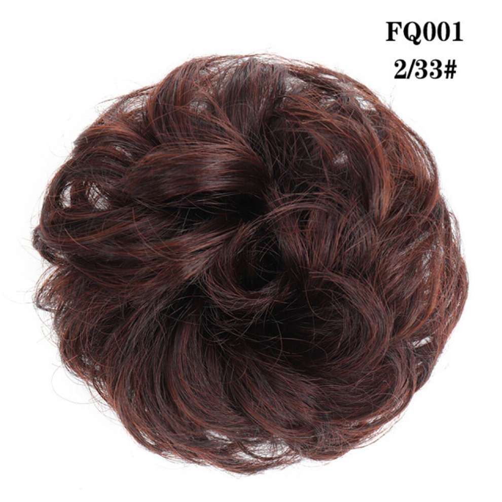 Short Curly Wave Synthetic Hair Buns Bun Hair Pieces For Women Messy Bun Hair Pieces Extensions Donut Hair Bun Scrunchie For Women