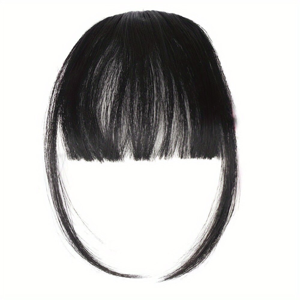 Bangs Extensions Clip In Air Bangs Synthetic False Hair Extension Hairpieces For Women Girls