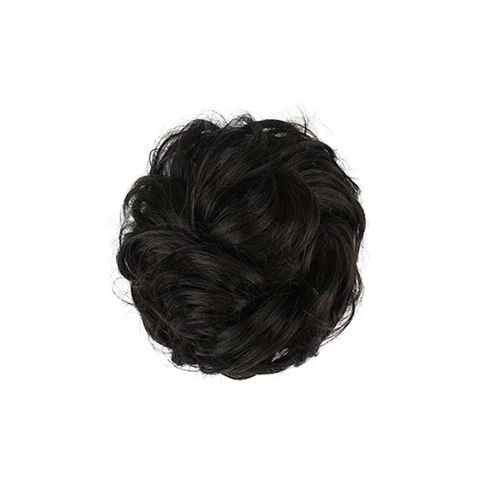 Claw Donut Hair Buns Updo Chignon Synthetic Clip In Hair Extensions Natural Looking For Daily Use