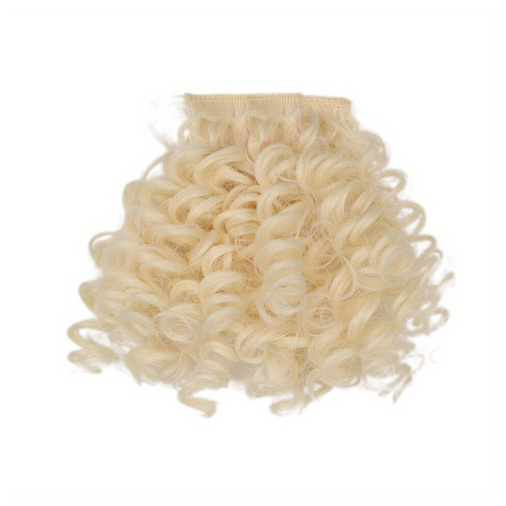 Synthetic Afro Kinky Curly Hair Bangs Clip In Extensions for Women Short Natural Looking and Easy to Style