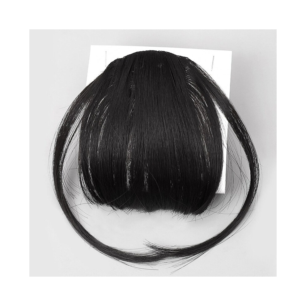 Unisex Multicoloured Bangs Clip In Bangs Extensions Wispy Fringe Air Bangs Clip On Hairpiece For Women