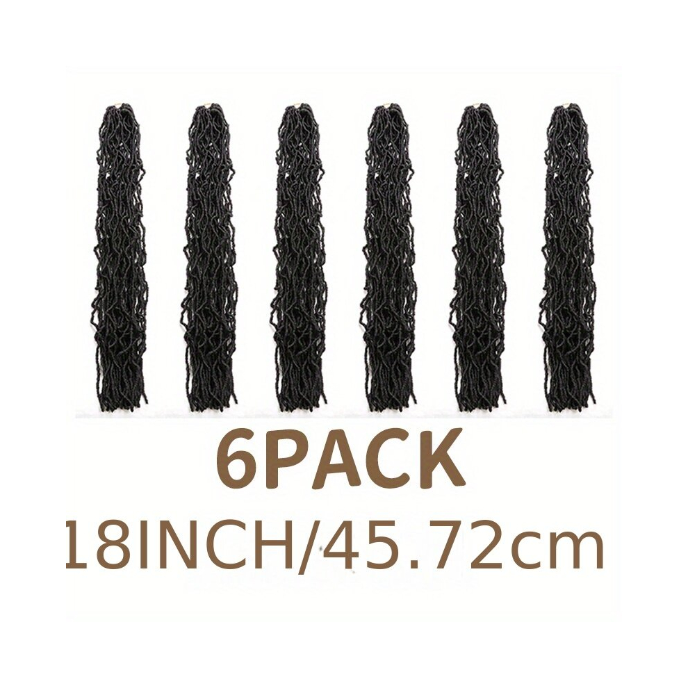 6pack 45 Dreadlocks Crochet Hair For African Women With Dreadlocks Braids Crochet Hair
