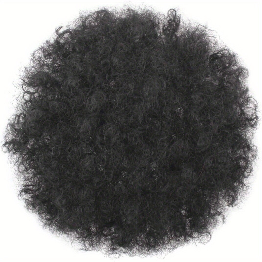 20 Afro Puff Drawstring Ponytail Short Afro Curly Ponytail Extensions Synthetic Clip In Hair Extensions Natural Looking For Daily Use