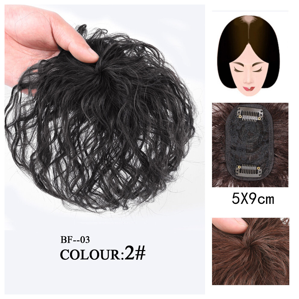 Unisex Multicoloured Mini Curly Hair Topper Wig Pieces For Top Of Head Short Curly Hair Topper Replacement Fluffy Hairpiece