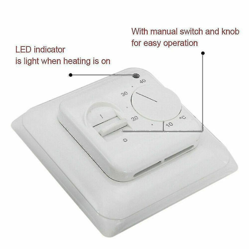 Electric Underfloor Heating Thermostat Temperature Control Switch   Sensor Cable A 2