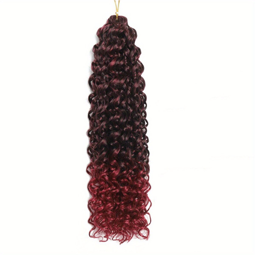 55 88 Cm Deep Wave Crochet Hair Extensions Twist Braiding Hair Curly Crochet Hair Extensions Synthetic Braids Hair Extension For Women