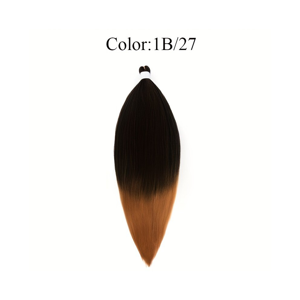 Pre Stretched Braiding Hair Hot Water Setting Synthetic Fiber Easy Braiding Hair Crochet Braid Hair Extensions