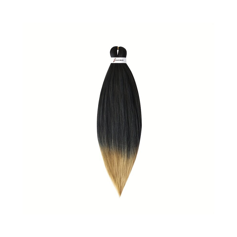 1Pc Ombre Braiding Hair Pre Stretched Braiding Hair Fiber Hair Ponytail Synthetic Hair Extensions Crochet Hair Extension Accessories Cosplay Party Y2K
