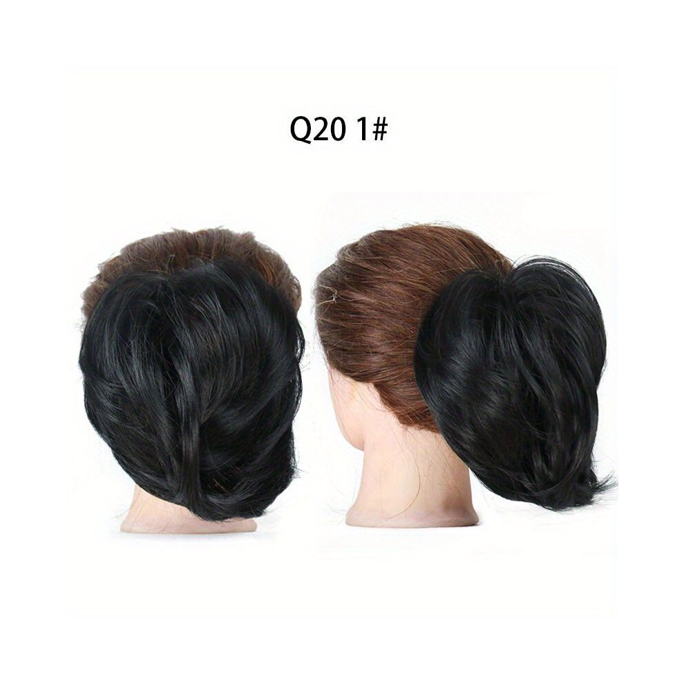 Curly Synthetic Hairpieces for Women Messy Bun Chignon and Updo Scrunchies Tail Hair Bundles for Stylish and Effortless Hair Updos-image-OPC-PCN2DX2-NEW
