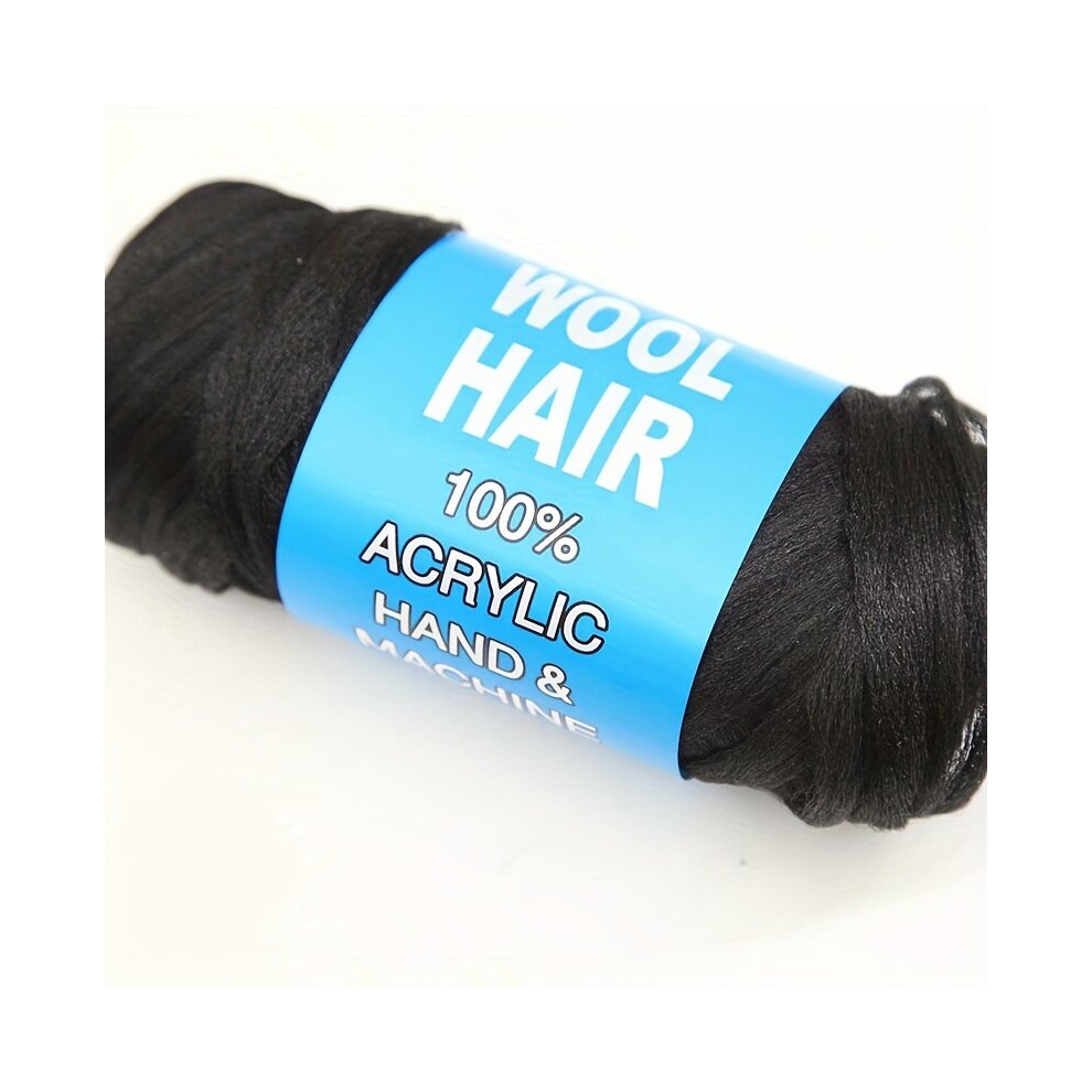 Brazilian Wool Hair Acrylic Yarn 100 Hand Knitting Wool Braiding Hair For African Crochet Hair Jumbo Braid For Women