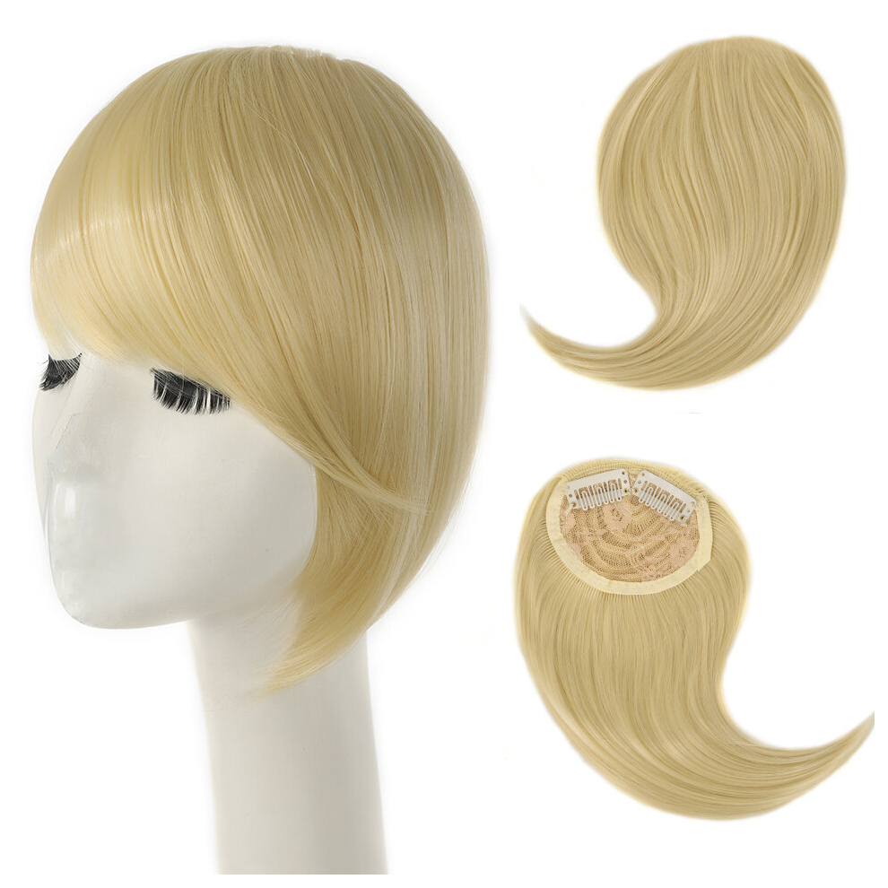 Natural Looking Clip In Bangs for Women Synthetic Hairpiece with Side Bangs for a Flawless Look