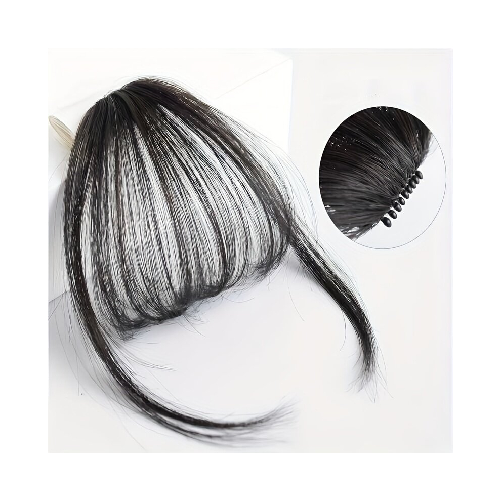 Air Hair Bangs With Sideburns Synthetic Clip In Hair Extensions Natural Looking For Daily Use