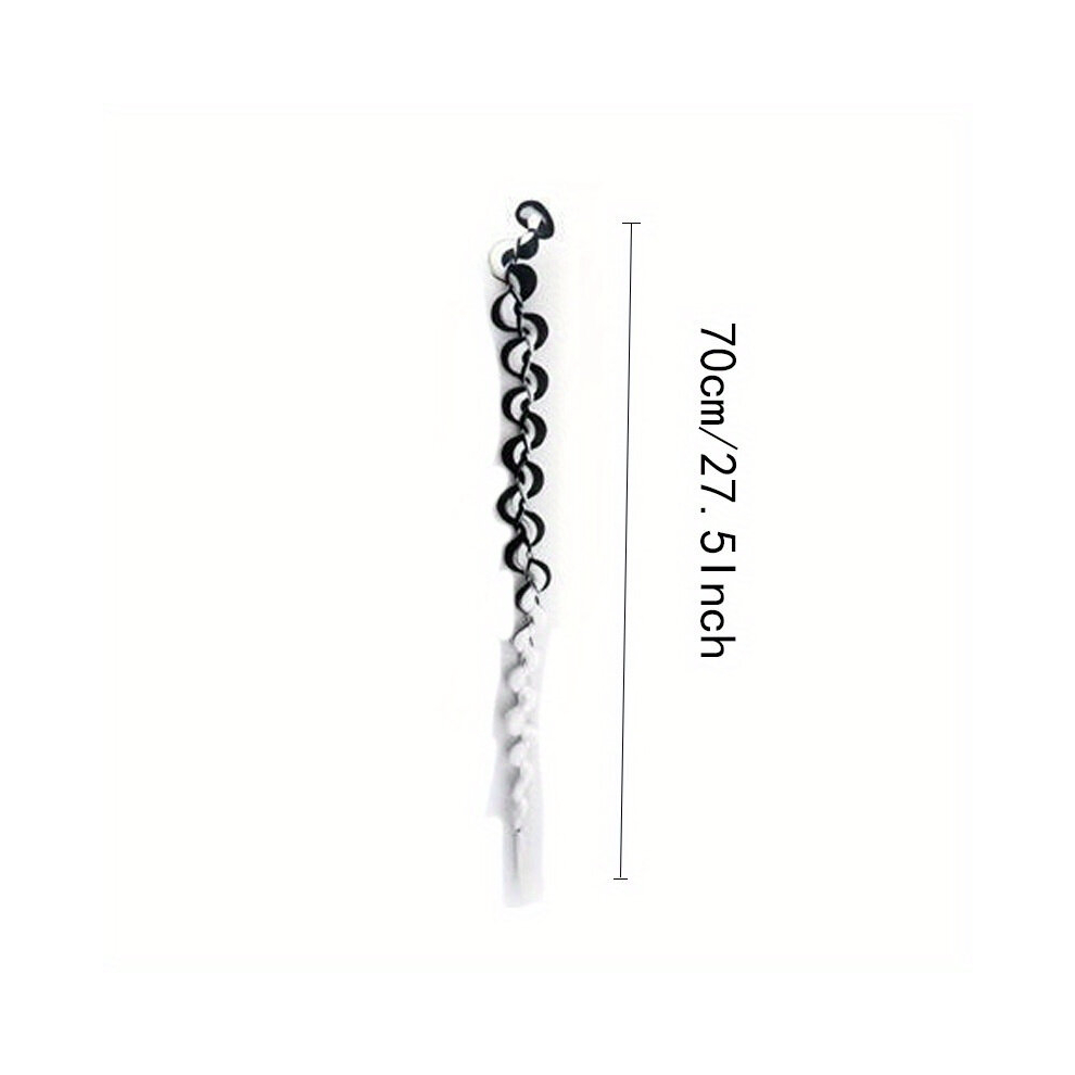 Braided Plaited Ponytail Clip In Hair Extensions Long Ombre Synthetic Pony Tail For Women