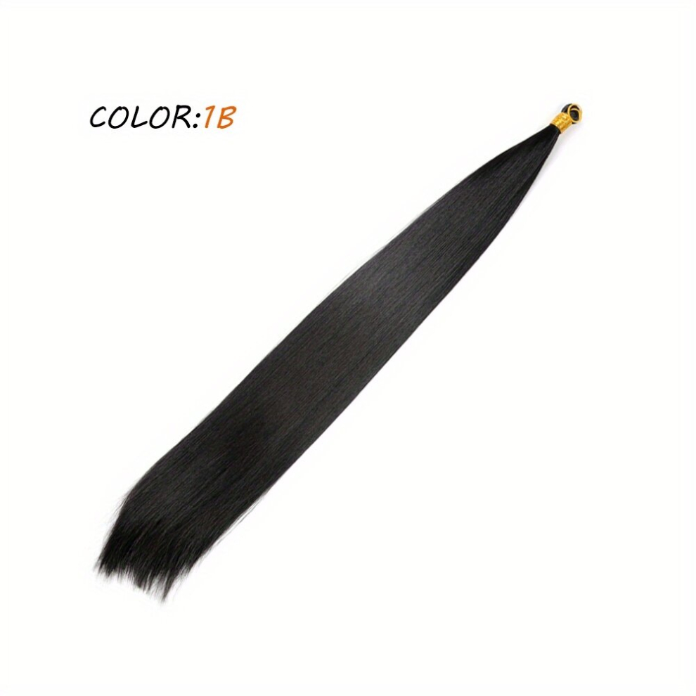 Synthetic Silky Straight Braiding Hair Extensions 55 88 Cm Crochet Braids Bulk Hair Extensions For Women