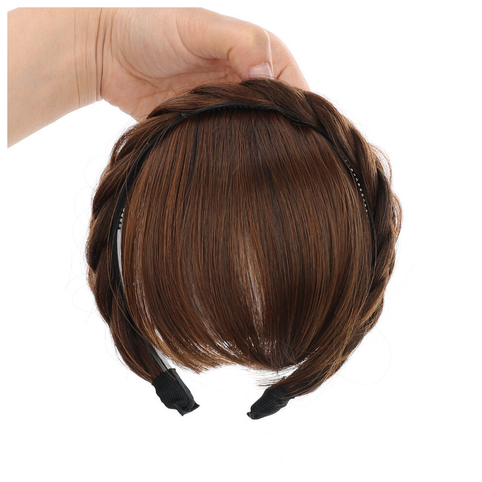 Short Straight Synthetic Hair Bangs With Hair Hoop Fluffy Soft Natural Hair Extension Hair Accessories-image-OPC-PCN2GHY-NEW