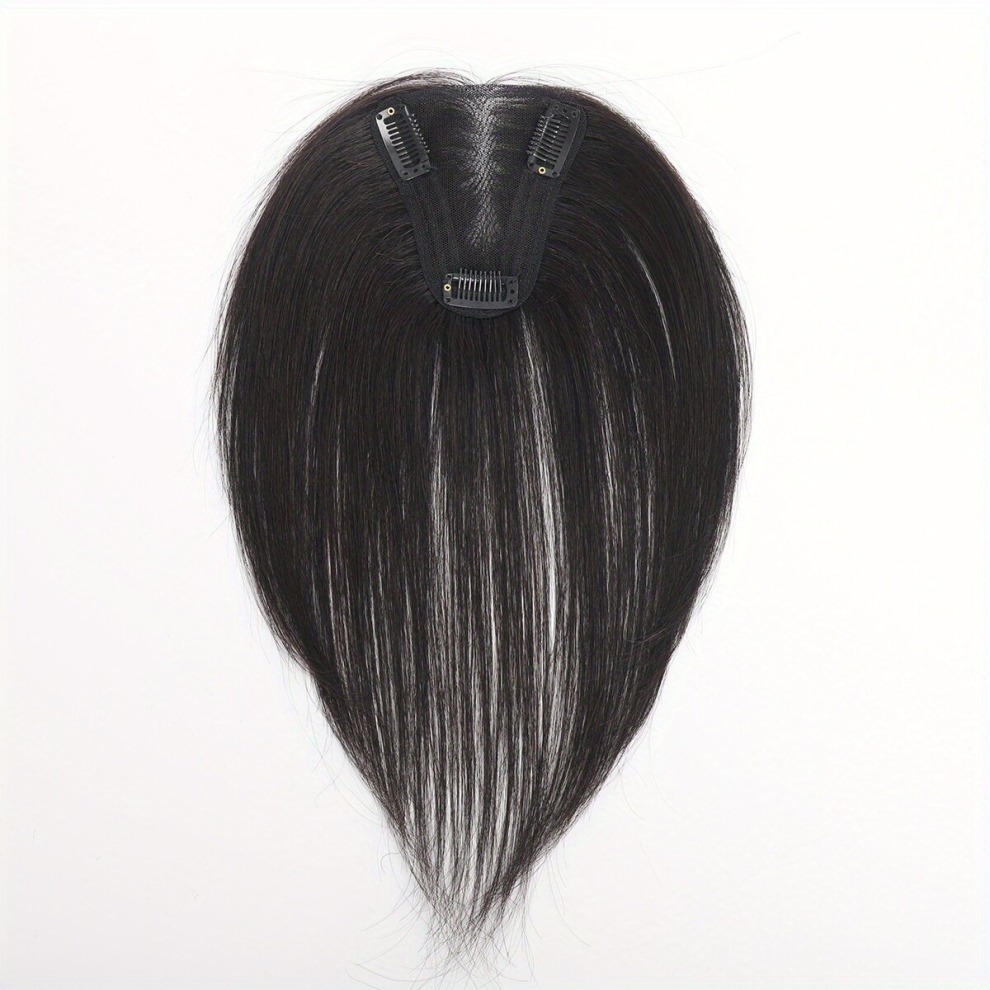 Unisex Multicoloured Topper Human Hair Piece Silk Base For Women Hand Clip In Toppers Top Hairpiece Middle Part Top Hair Wigs