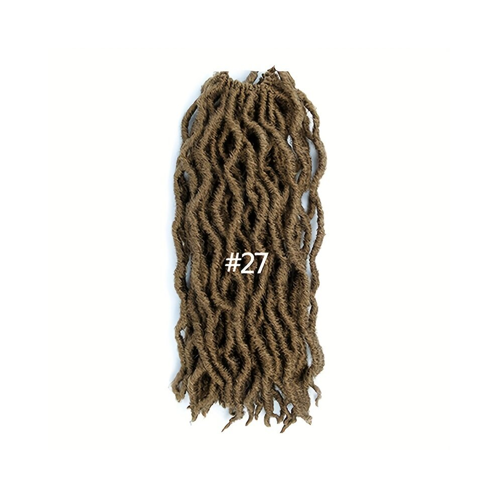 Unisex Multicoloured Short Dreadlock Wig Braided Wigs For Women Short Afro Curly Dreadlock Wigs For Women And Men 35 56 Cm 1B 1B 27