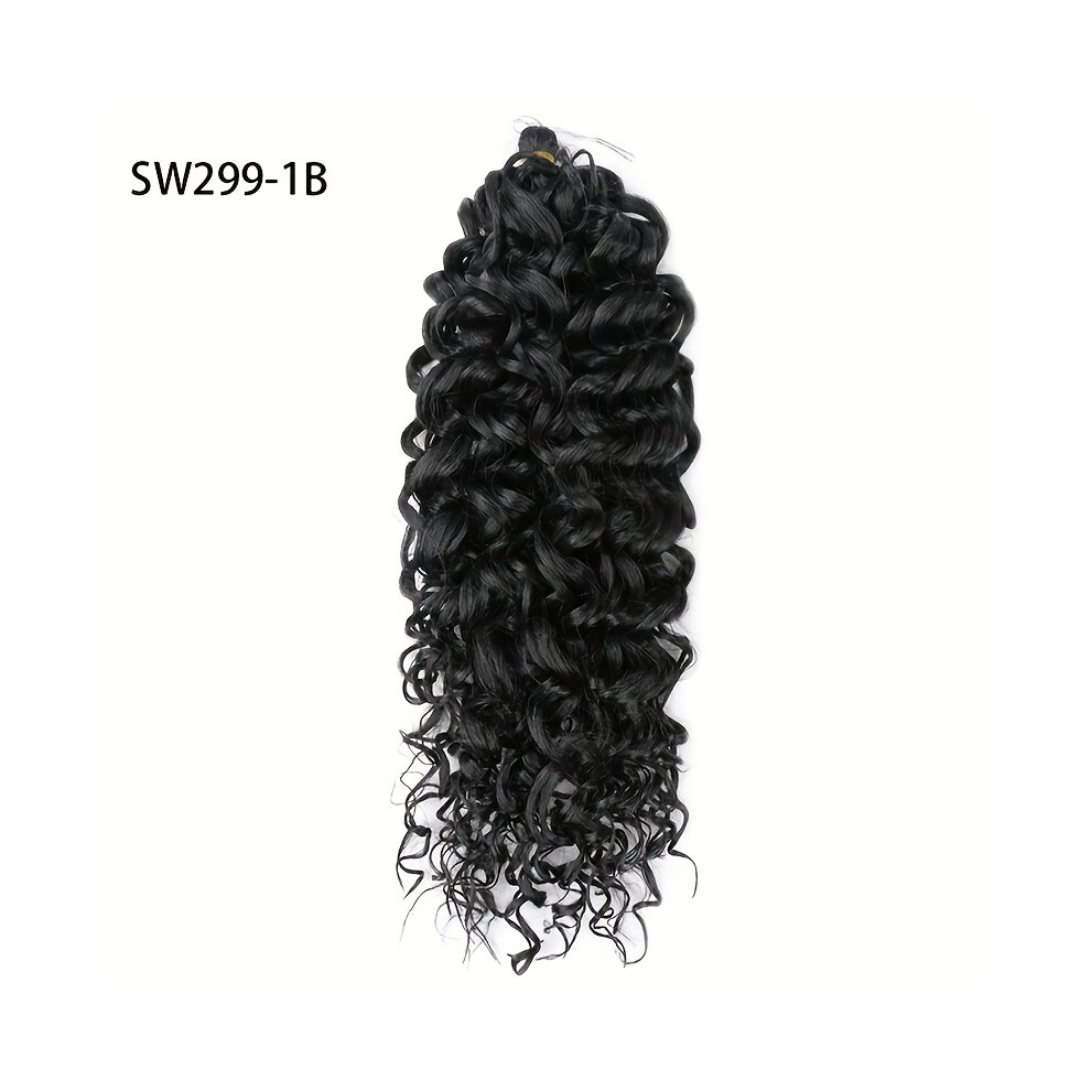 Long Curly Hair Synthetic Crochet Hair Extensions Natural Looking For Daily Use