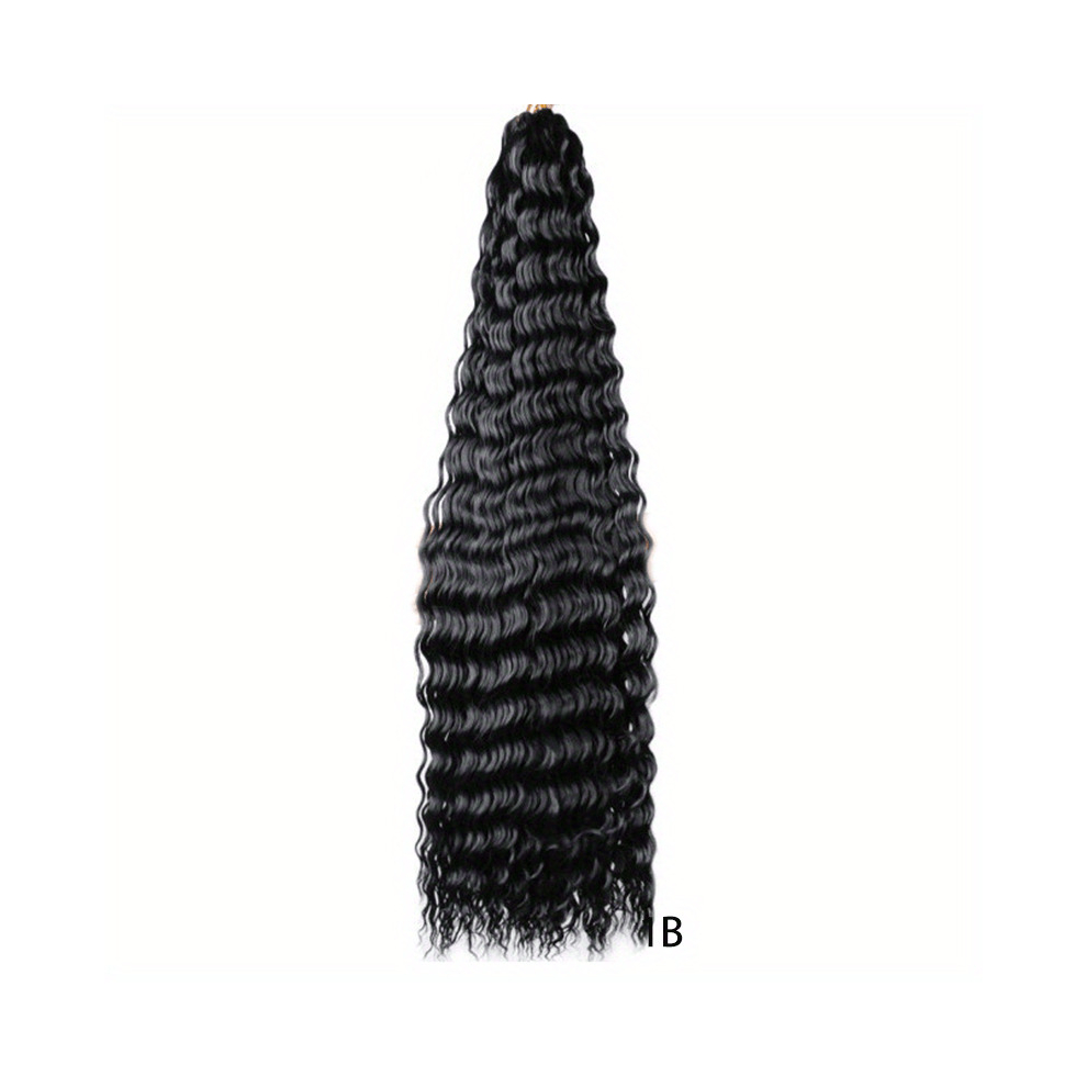 Long Curly Wavy Synthetic Crochet Hair Extensions for Daily Use Parties Cosplay and Halloween