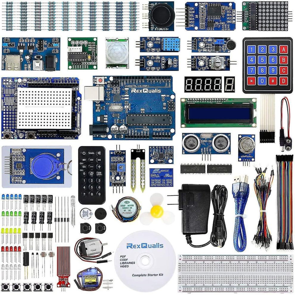 Timubike Arduino Kits Uno R3 Nano V3.0 Mega 2560 Mega 328 Kit Project Kit Compatible With Arduino Ide(english Tutorial)