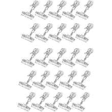 30 Pcs Plastic Merchandise Sign Clip Rotatable Clip-on Holder Display Clip Holder Stand Price Display