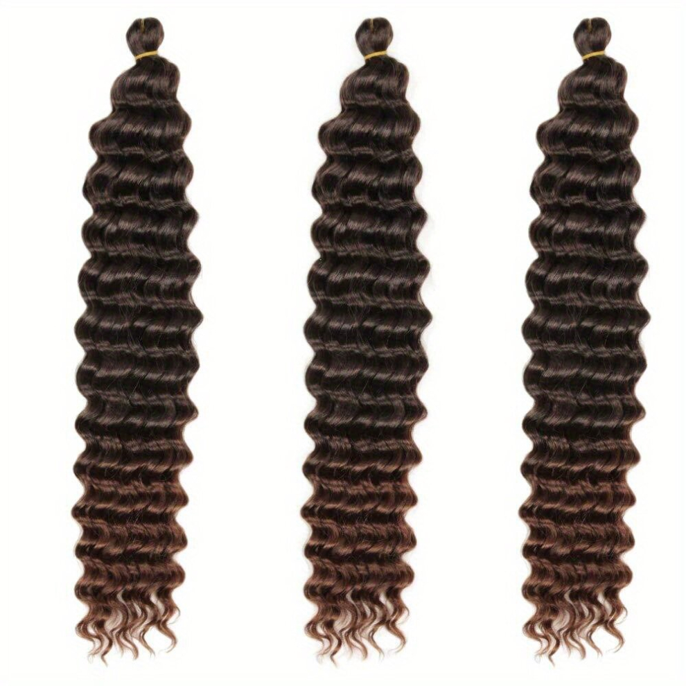 55 88 Cm Curl Crochet Hair Synthetic Deep Wave Twist Crochet Braids Hair Extensions For Women Girls